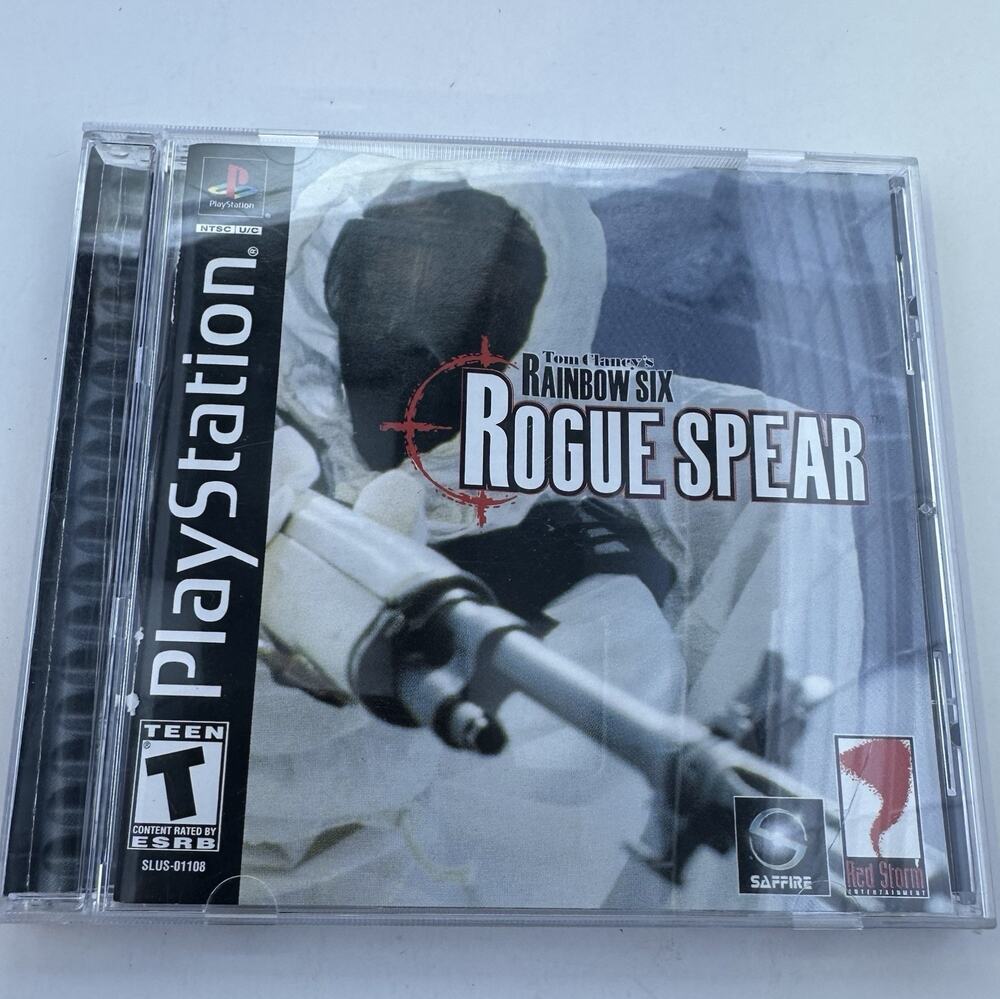 Tom Clancy's Rainbow Six: Rogue Spear Sony PlayStation 1 PS1 Read Description
